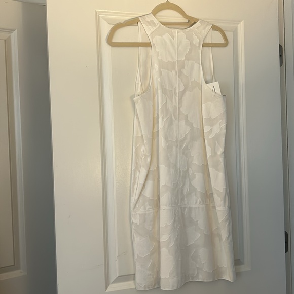 NWT Rag and Bone Augusta Embossed Dress, Bright White - Picture 6 of 7